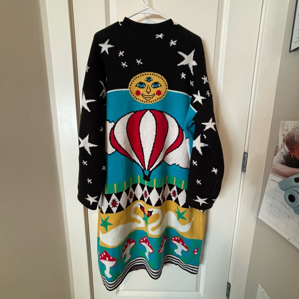 Dressed in Lala Dreamland Longline Blanket Cardigan - Picture 4 of 5